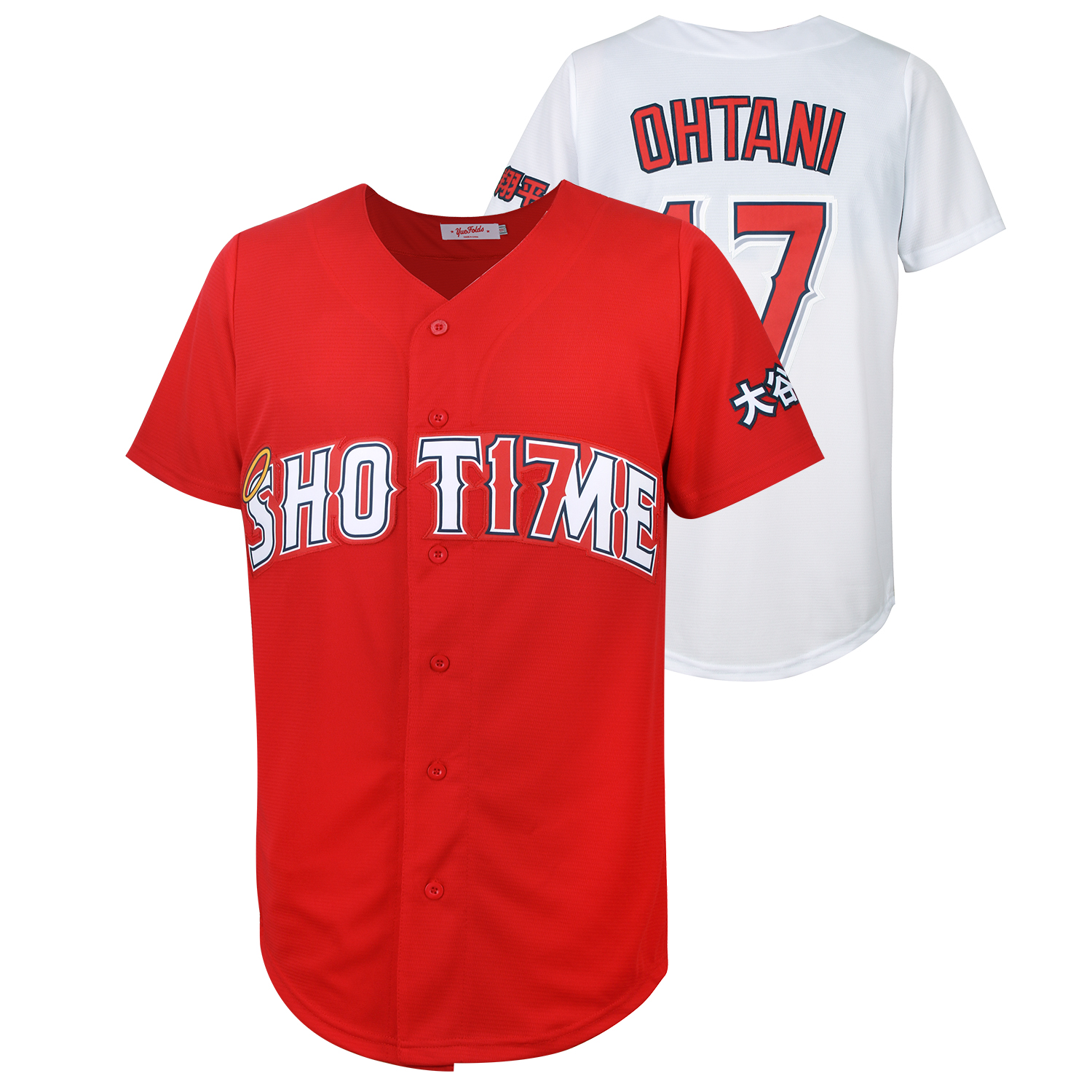 Mens Ohtani Baseball Jersey #17 Shotime Clothing Samurai Japan Short Sleeve  Shirts Stitched Red Size XL - Yahoo Shopping