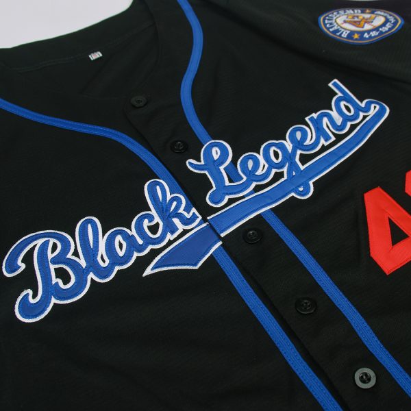 Black Legend 42 Jackie Robinson Baseball Jersey - Image 3