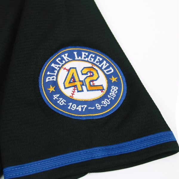 Black Legend 42 Jackie Robinson Baseball Jersey - Image 6