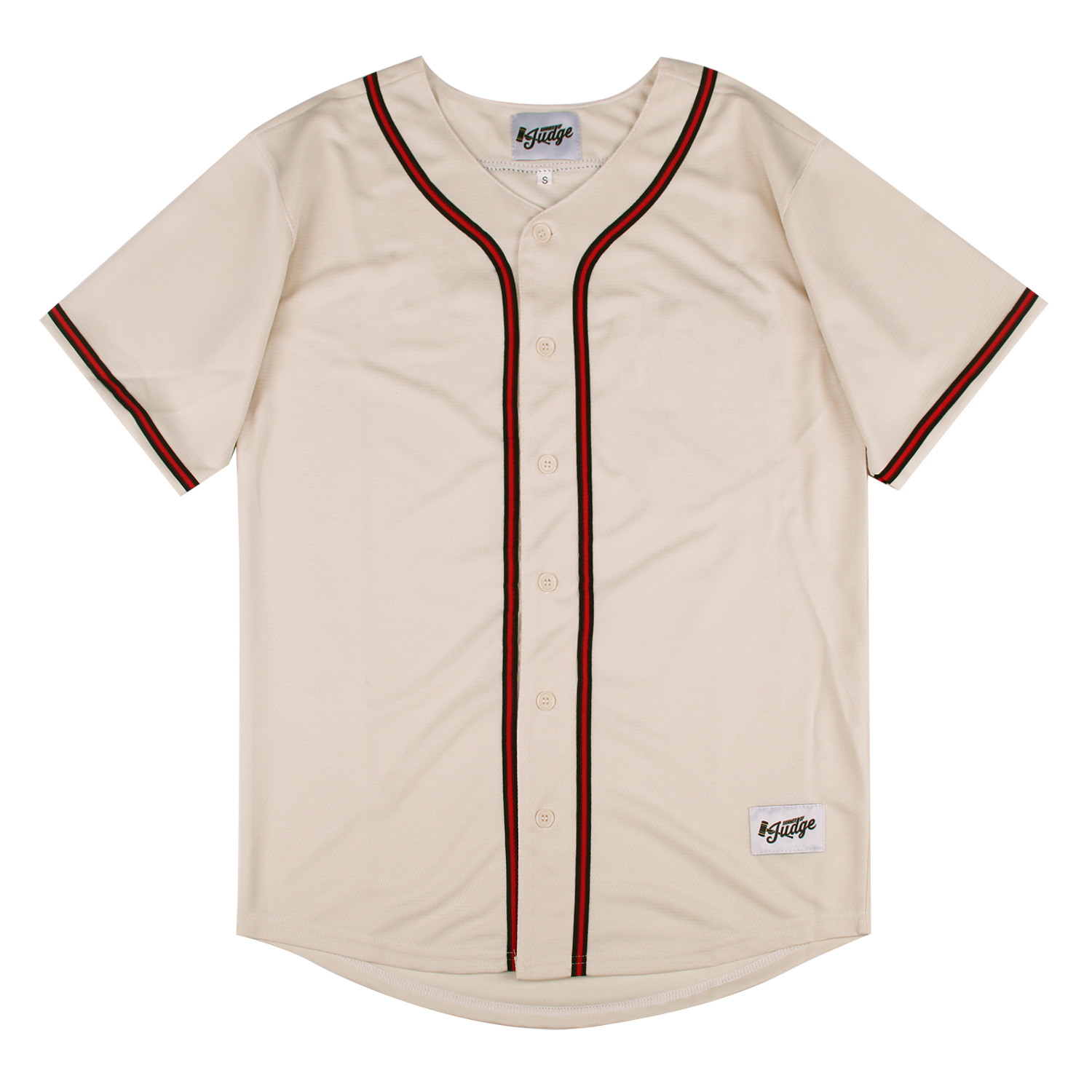 Hammer Of Judge Blank Webbing Baseball Jerseys Cream – Replica Jersey Shop