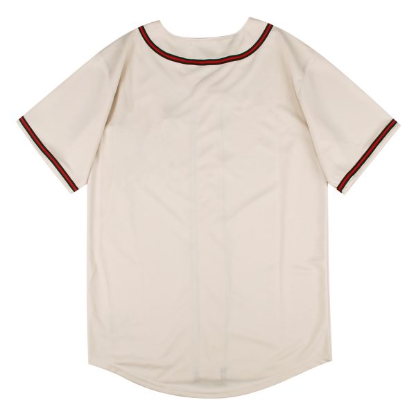Hammer Of Judge Blank Webbing Baseball Jerseys Cream - Image 3