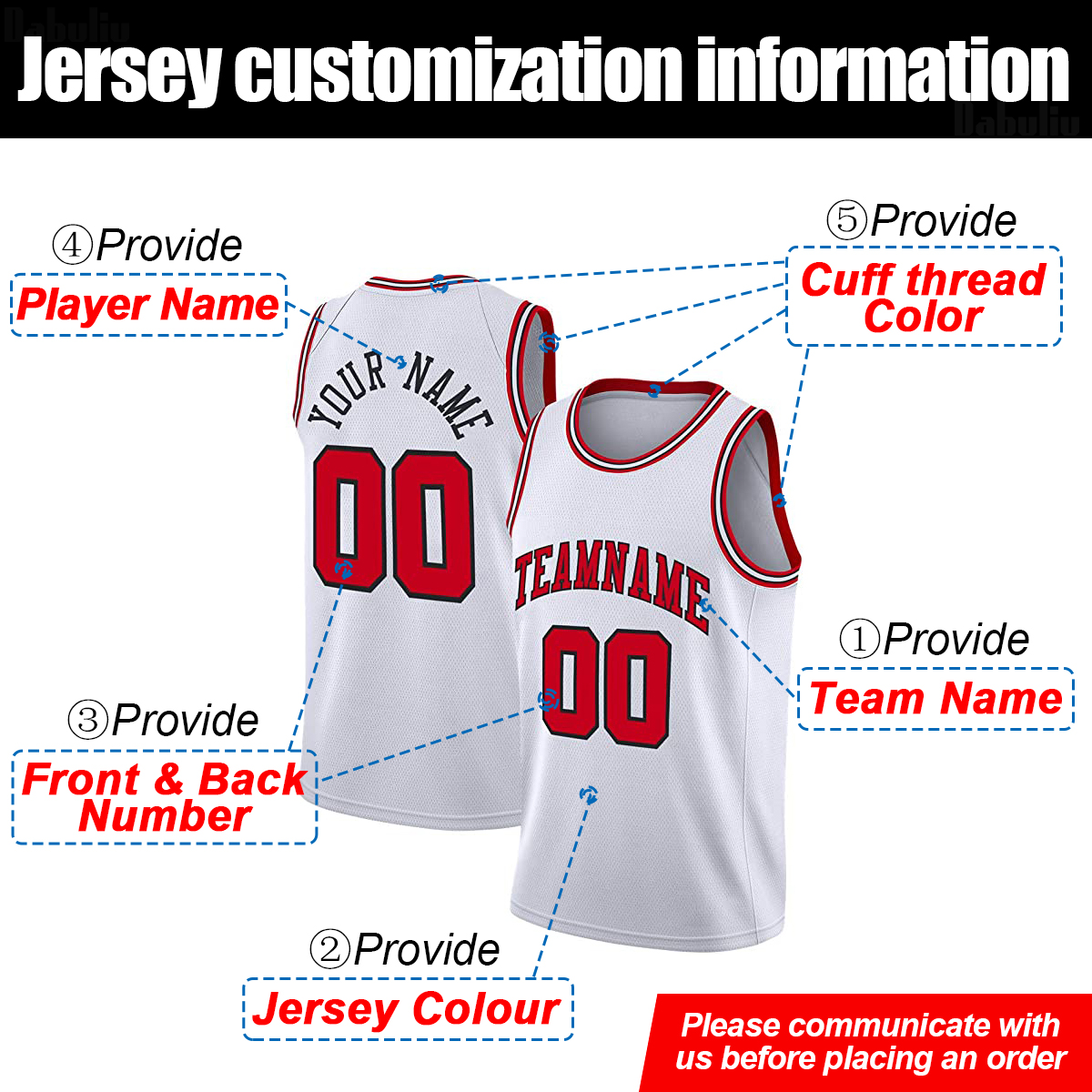 Customized jerseys, please contact customer service. - Image 3